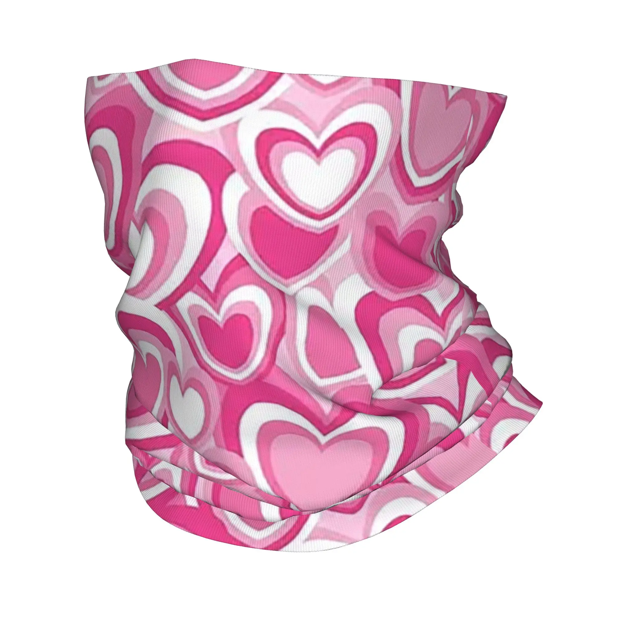 

Hearts Bandana Neck Gaiter Printed Mask Scarf Multifunction Cycling Scarf Cycling For Men Women Adult