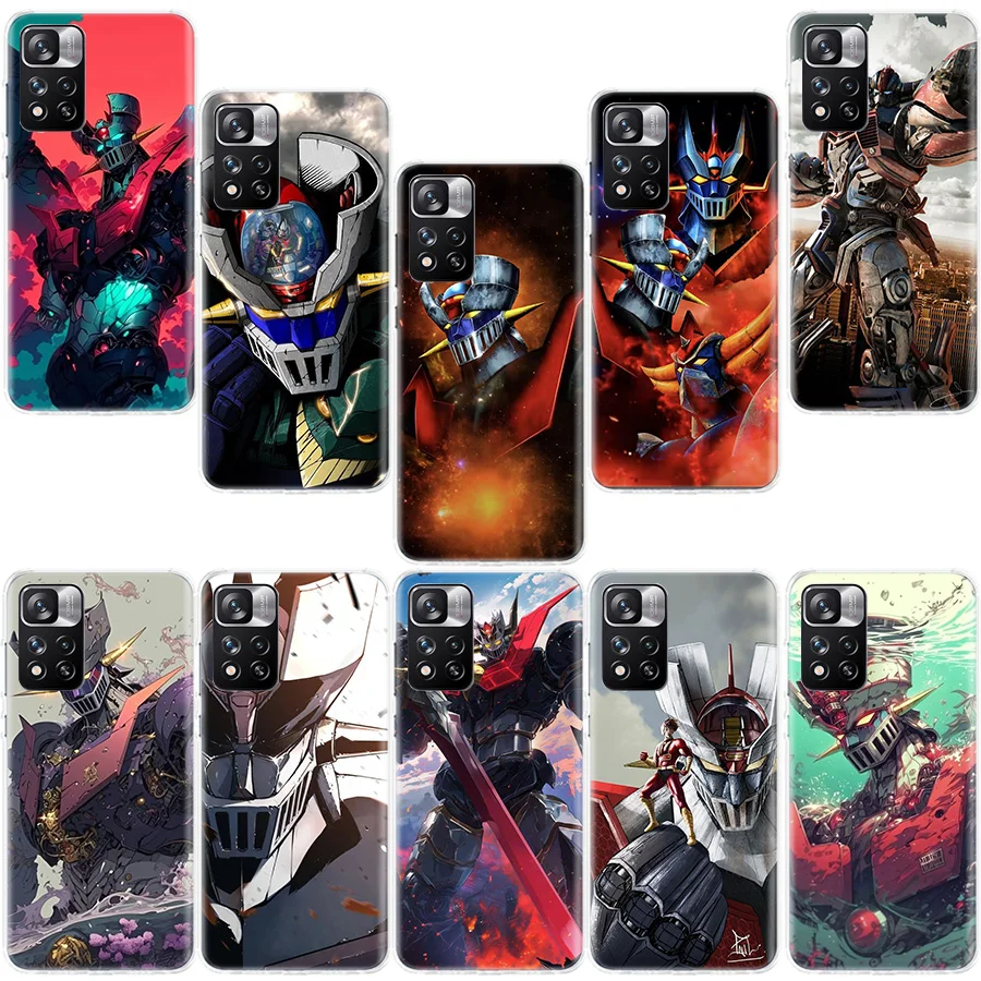 Чехол для телефона G-Goldorak UFO Robot для Xiaomi Poco F7 14 Ultra Mi 15 10 11 Lite X7 X6 X5 X3 M5S M6 10T 11T F6 F5 Pro F4 GT Cover