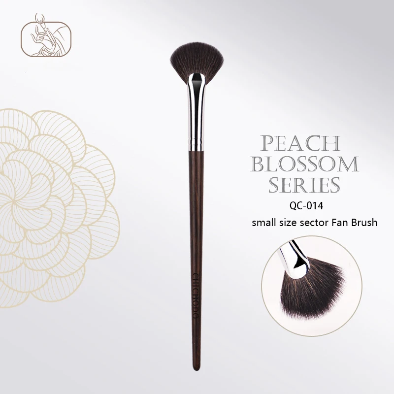 CHICHODO Makeup Brushes-Peach Blossom Series-Professional  Powder Brush Facial Contour Soft Goat Hair Brushes Make up Tools