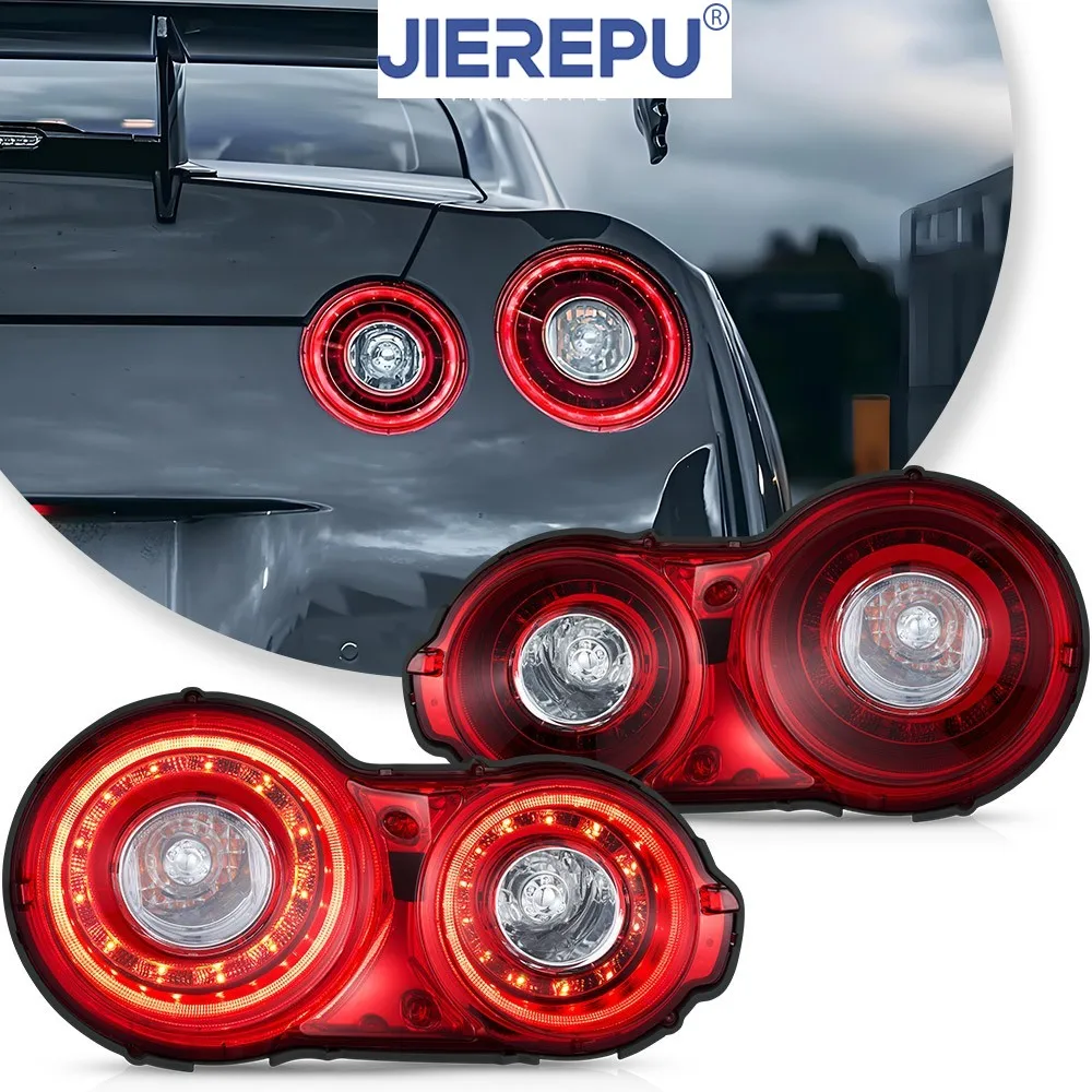 

1Pair For 2009-2024 Nissan GTR R35 Red LED Tail Lights Lamps Upgrade 09-16 to 17+ Auto Headlights Accessories