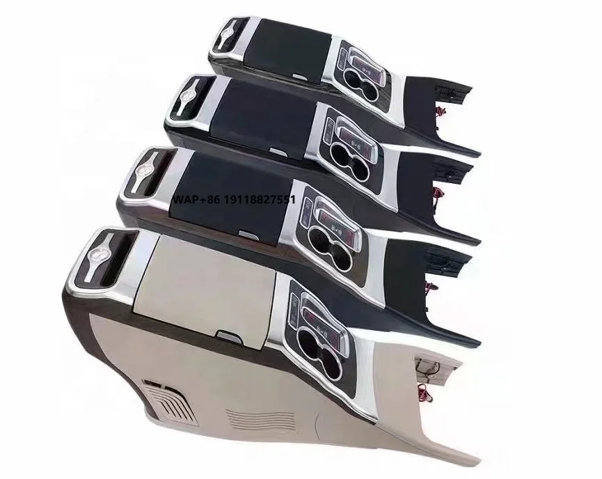 Universal Leather Car Armrest Storage Box Central  Console for W447 Vito Vclass V260L