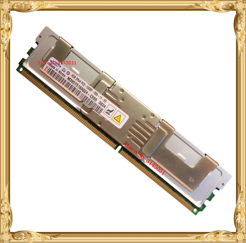 Server memory DDR2 4GB 8GB 667MHz PC2-5300F ECC FBD FB-DIMM Fully Buffered RAM 240pin 5300 4G 2Rx4