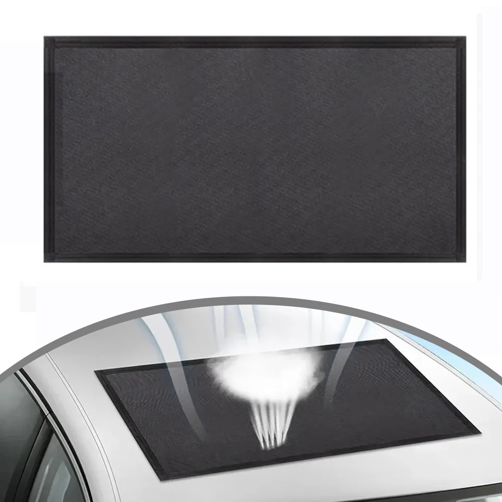 

Вентиляционная сетка люка на крыше. Солнцезащитная сетка для автомобилей с защитой от насекомых. Теплоизоляция и магнитные стержни для быстрой установки.