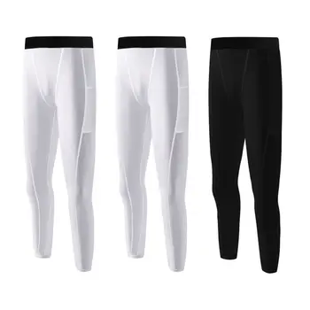 Boys Sports Compression Leggings Children Exercise Compression Pants Base Layer Kids Fitness Basketball Football Tight Pants