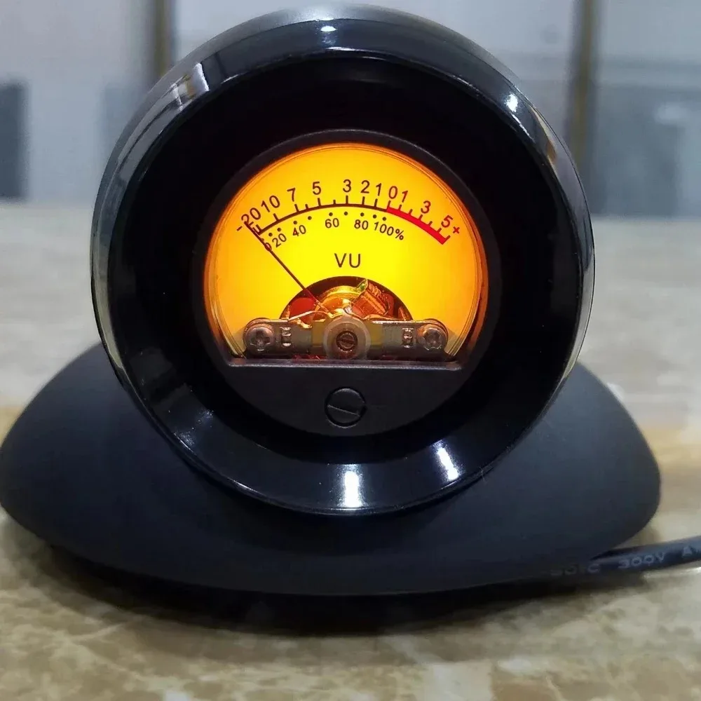 Creative Desktop Ornament, Sound Pickup VU Meter, Rhythm Light, Car Home Player, Atmosphere Decoration, Fun Gift