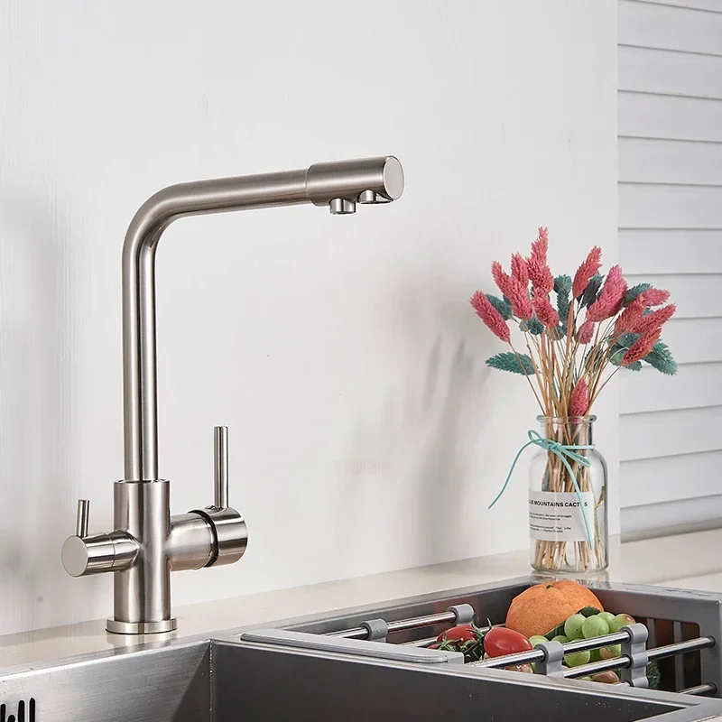 

Luxury Waterfilter Tap Kitchen Faucets Mixer Drinking Water Filter Kitchen Faucet Sink Tap Hot Cold Water Tap For Kitchen