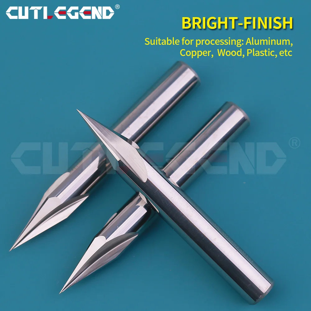 CUTLEGEND 30 Degree Chamfer Milling Cutter Carbide 3 4 5 6 8 10 12 16mm diameter Chamfering Mill Deburring Edges V Grove Router