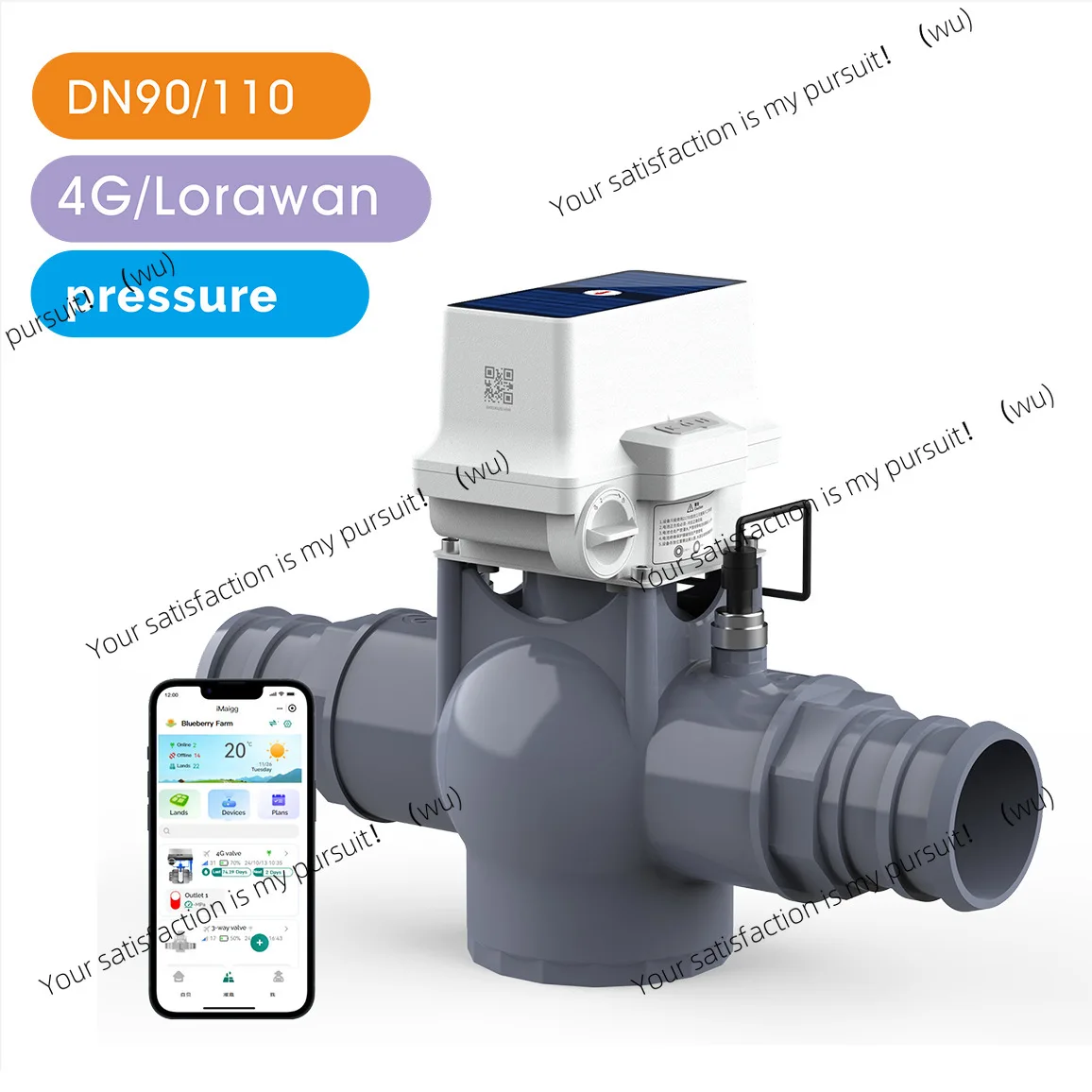 

lorawan smart 3-way irrigation valve for agricuture