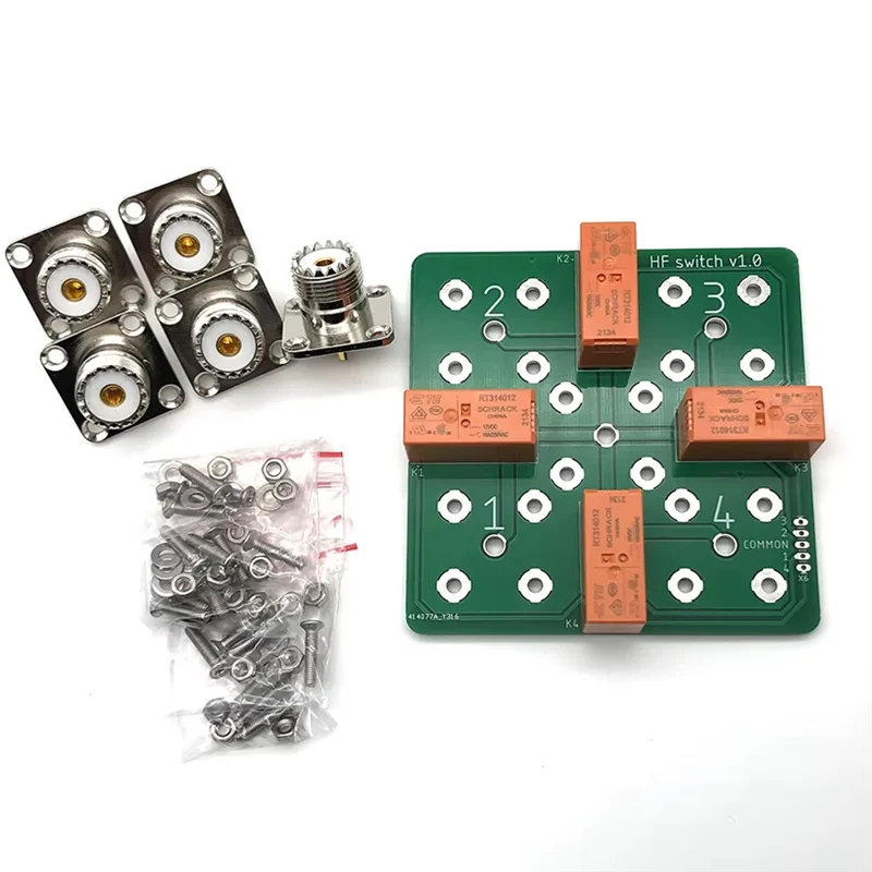 DIGIT-High Power 4:1 SO-239 محول هوائي عن بعد 1.5Kw CW/RTTY أو 3000W PEP مع وحدة تحكم يدوية