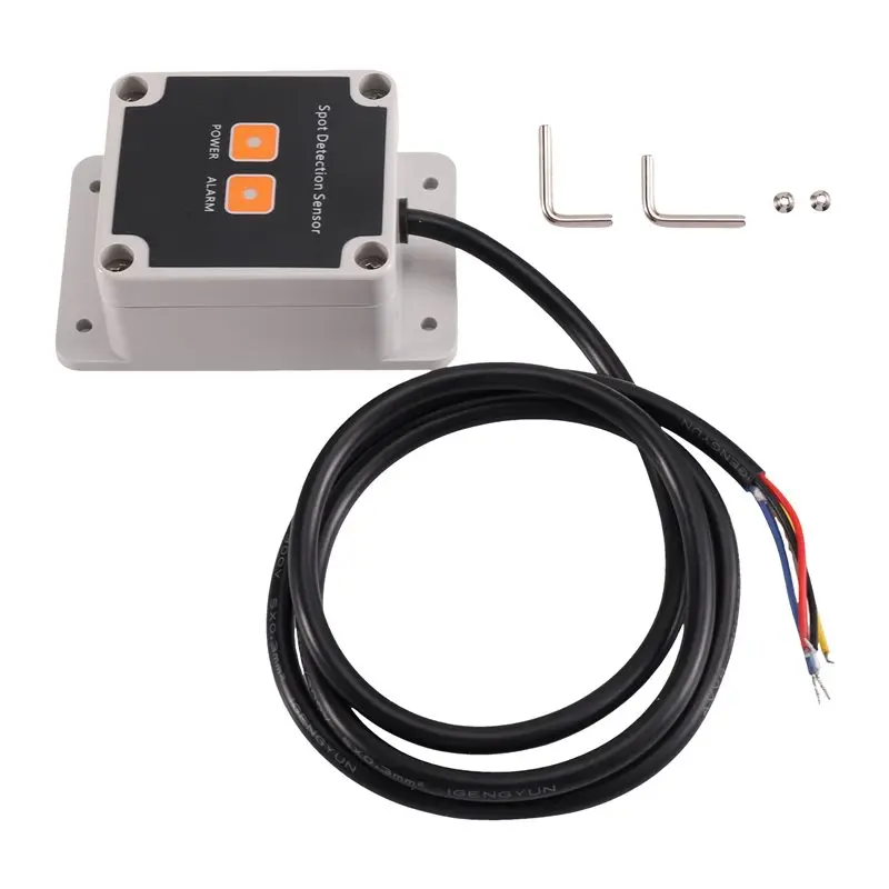 AB08-DC 12V Water Leakage Detector Alarm Sensor NO NC Normal Open Close Relay Output For Power Distribution Room
