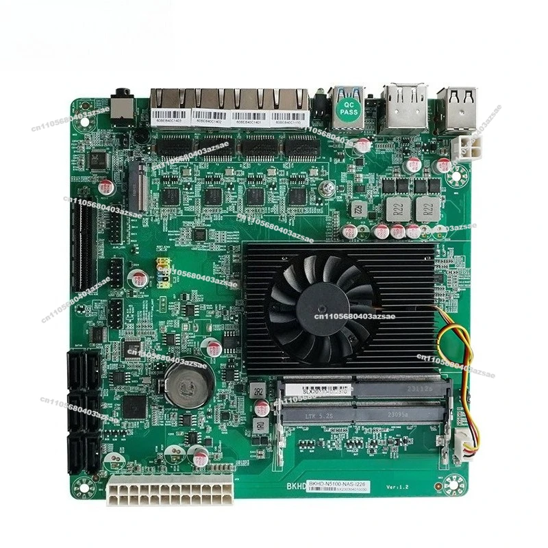For N5100 N5105 Motherboard Soft Routing 4 Network Ports 2.5G Multi-Disk Slots