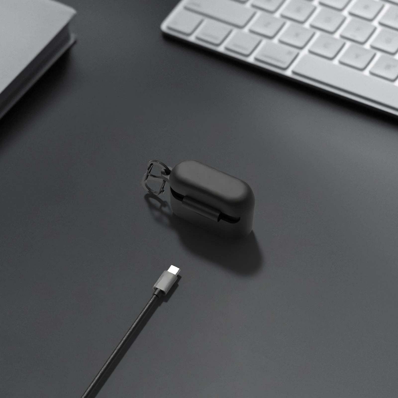 Geekria Case Cover silikon, kompatibel dengan Soundcore oleh Anker A20i True Wireless Earbuds
