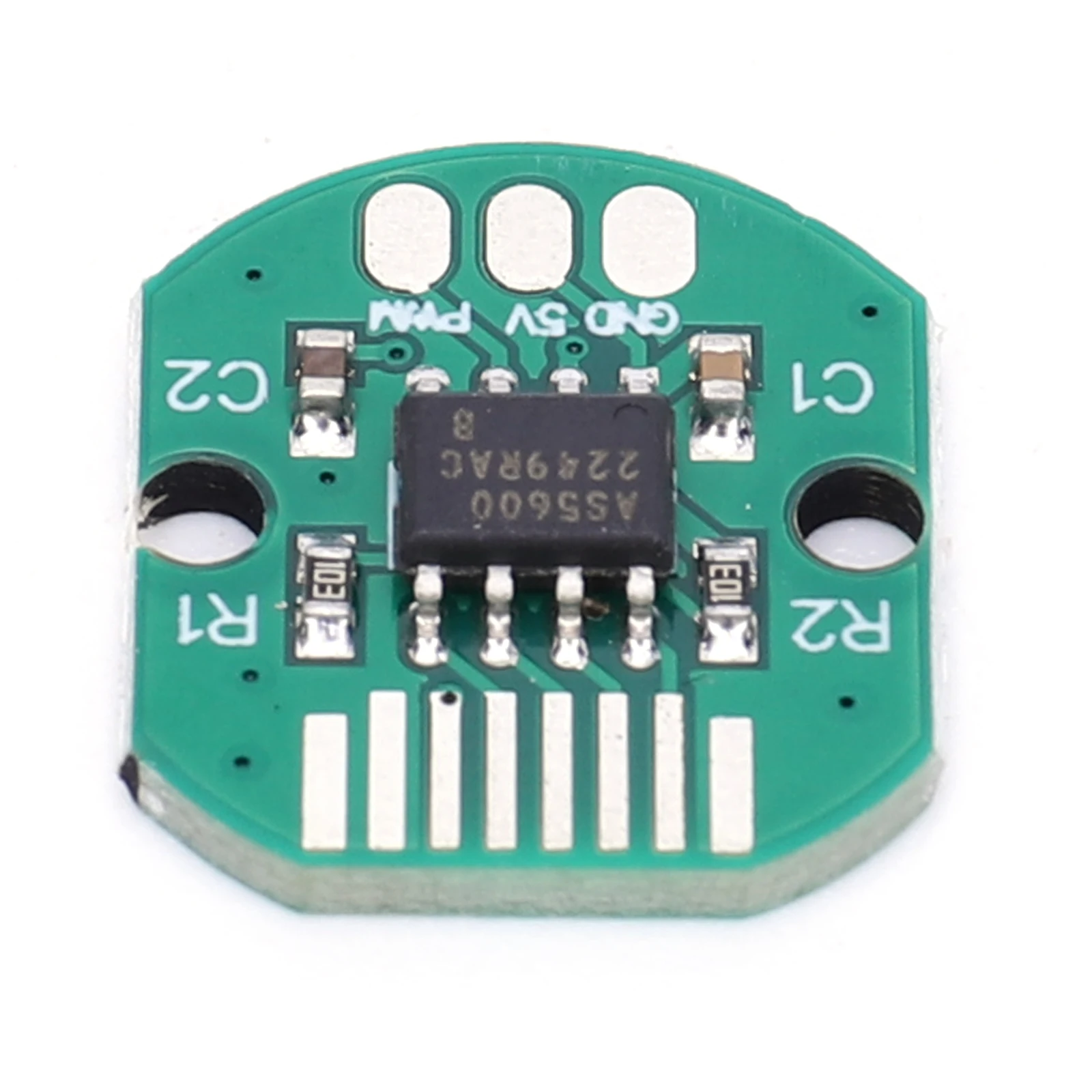 AS5600 Modulo sensore di misurazione dell'angolo a induzione magnetica con encoder di valore assoluto a filo a 3 pin per motore con giunto cardanico senza spazzole