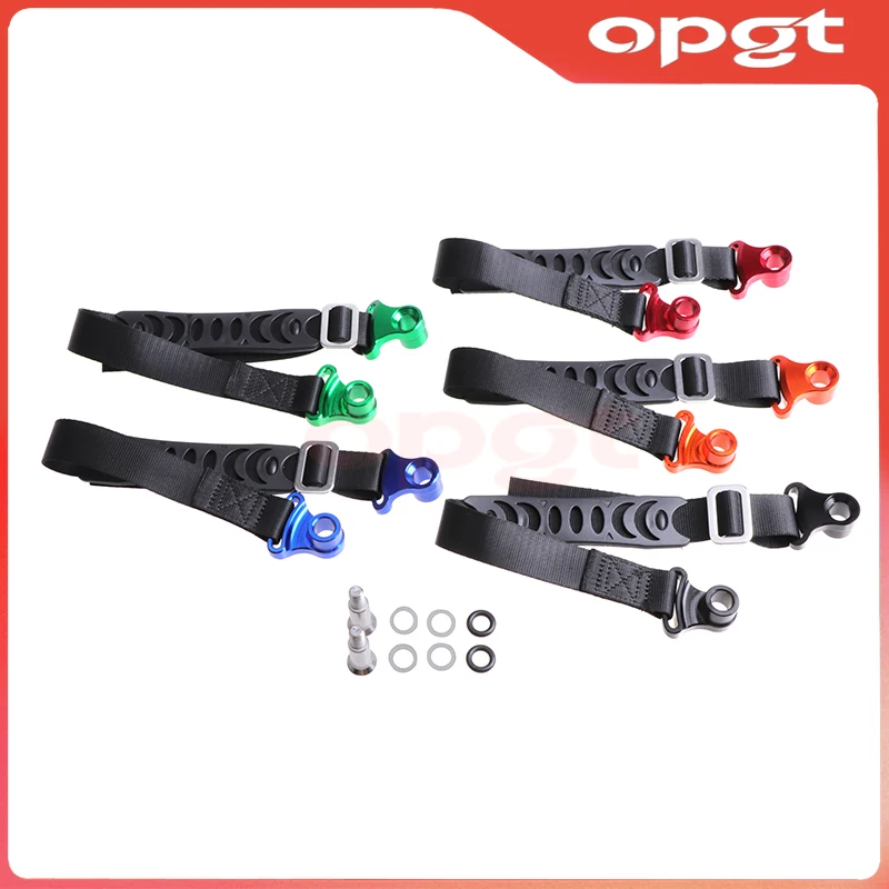 OPGT CNC Rescue Traction Strap Pull Sling Belt For Yamaha KTM Kawasaki Suzuki Honda Husqvarna CRF YZ KX EXC SX Road Motocross En