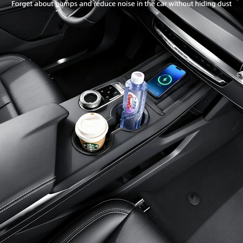 Central Control All-inclusive Silicone Pad Water Cup For Cadillac XT5 2025-2026 Central Control Panel Protective Pad Interior