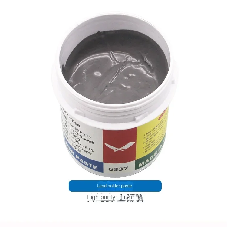 500g Solder paste 6337 solder paste suitable for precision PCB solder paste manufacturer direct sales Sn63Pb37-T4 solder paste