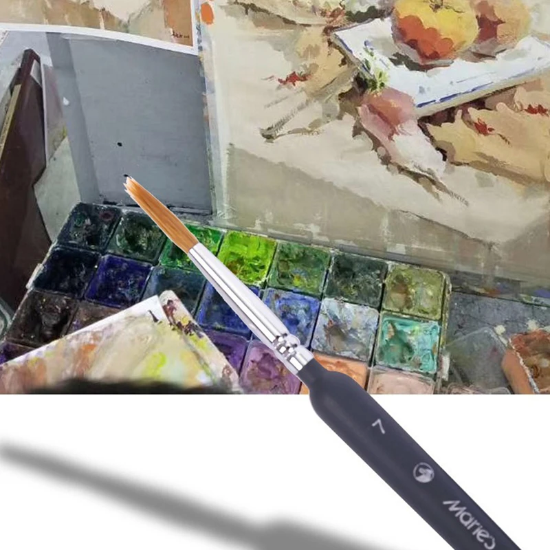 3/5/6Pcs Professional Miniature Painting Dry Brush Set Fine Detail Miniature Paint Brushes for Art Painting Acrylic Watercolor
