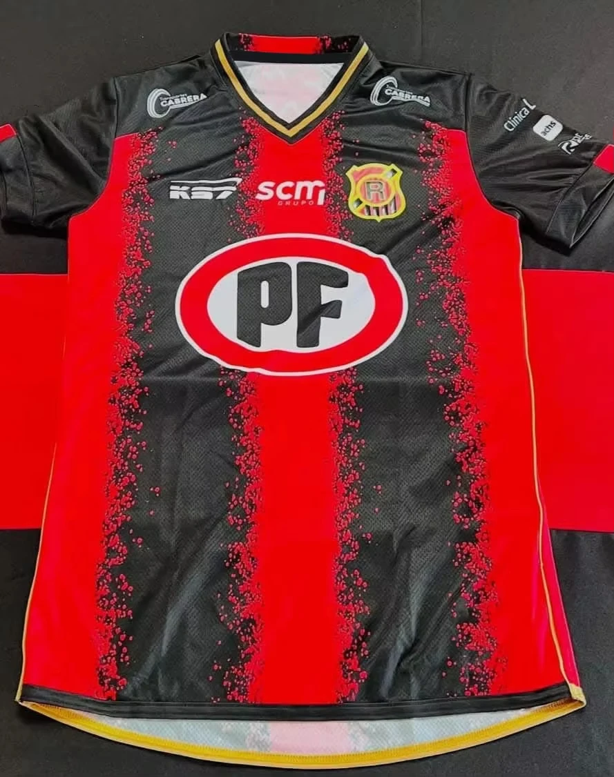 2025 نادي مباراة رينجرز Talca المنزل الفانيلة للرجال والنساء المشجعين الصيف التجفيف السريع تنفس كرة القدم قمصان رياضية