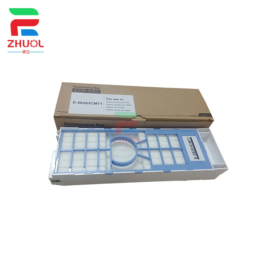 1X C13T 582000   Caja de mantenimiento del tanque de tinta residual T5820 para EPSON 3800 3880 3850 3885 3890 P800 P807 P808 D7 D700 D800 D860 D870