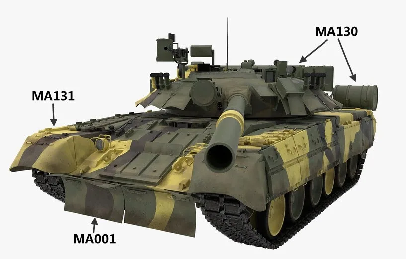 Modelowa farba Victoriam na bazie wody ochrona środowiska rosyjski nowoczesny kamuflaż pancerny 6*7ml