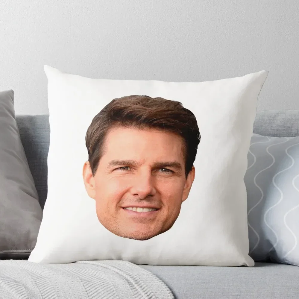 Tom Cruise Face Cutout Throw Pillow Sofa Cushions Covers Cushion Covers For Living Room Sofa Pillow Cover Custom Cushion Pillow