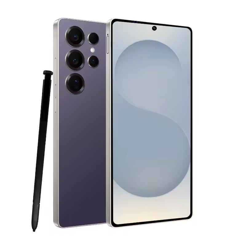 글로벌 비전 S25 울트라 스마트폰의 충전 포트와 하단 디자인