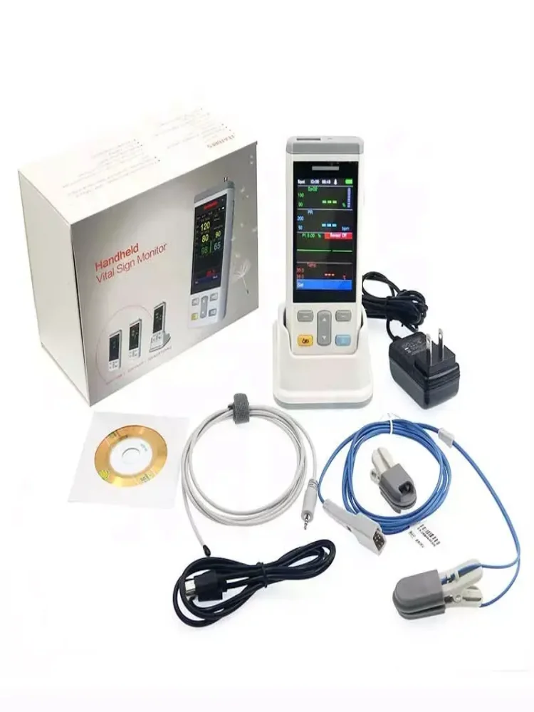 

Animal Veterinary Equipment VET Multi-parameter vital signs blood pressure Monitort Dog Pulse Oximeter