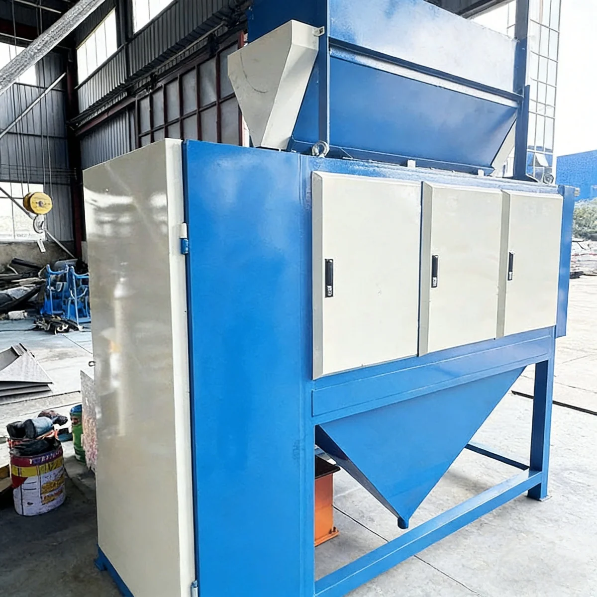 High Voltage Electrostatic Separator Efficient Quartz Sand Purification Equipment for 60000V Construction Industry