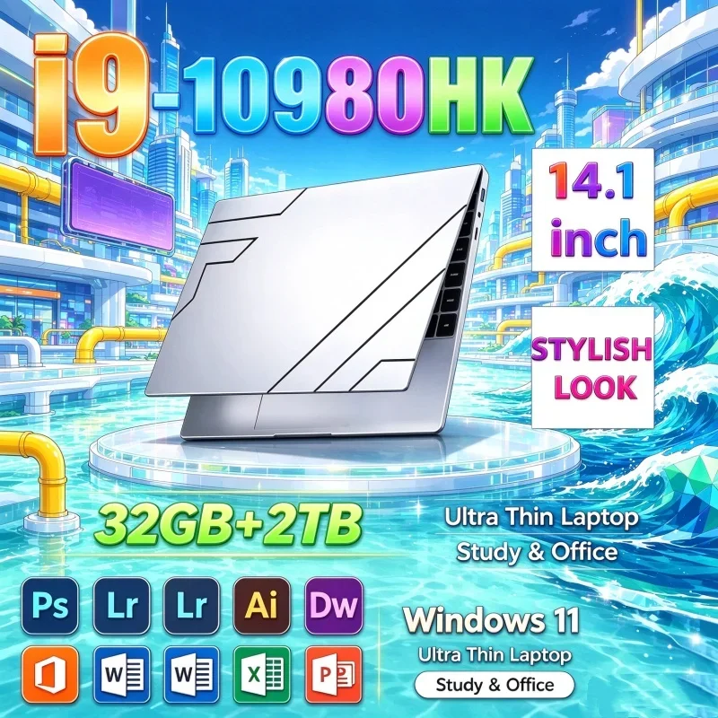 Intel Core I9 10980HK Modern Laptop 14.1