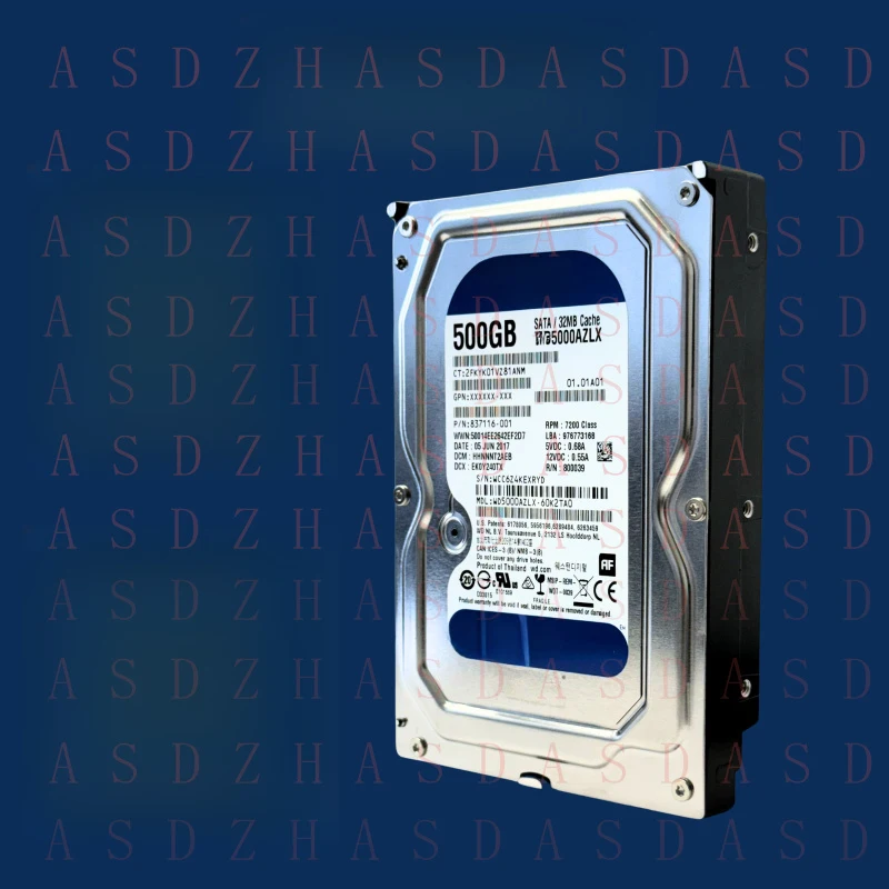 

Z для WD Blue 500 ГБ 7.2K об/мин 3.5" SATA HDD WD5000AZLX 32 МБ | Накопитель для настольного ПК |