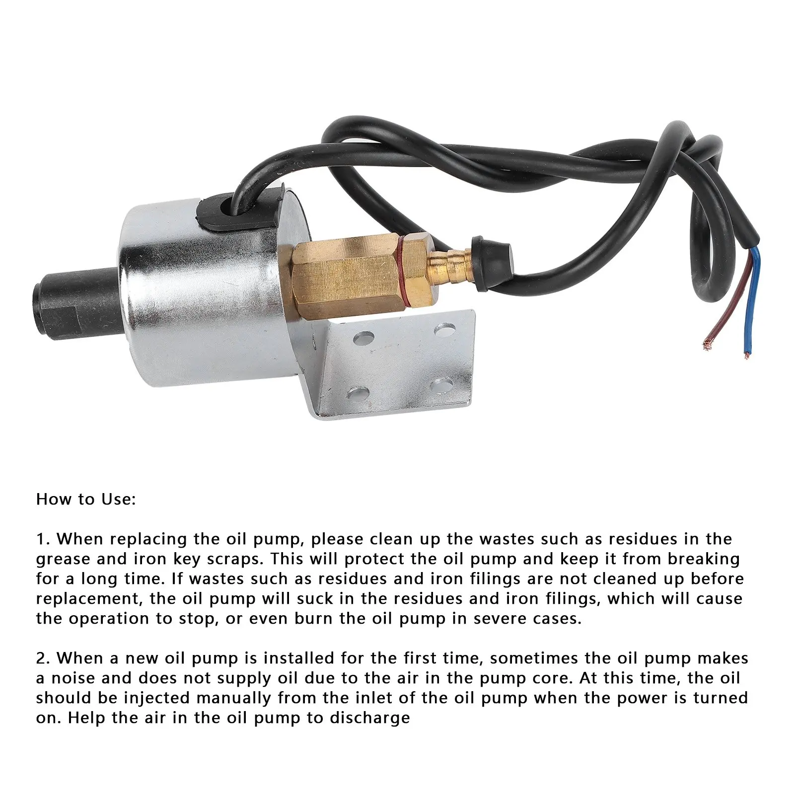 

Grinder Electromagnetic Oil Pump Lubrication for Grinding Machine 400‑500cc/min 13W AC110-220V