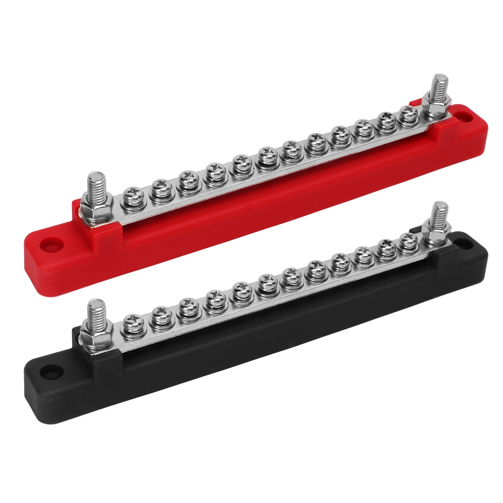 كتلة توزيع الطاقة لشريط الحافلة البحرية 48 فولت 150 أمبير أسلاك تنظيم مقاومة درجات الحرارة مع غطاء لقارب RV للسيارة #6