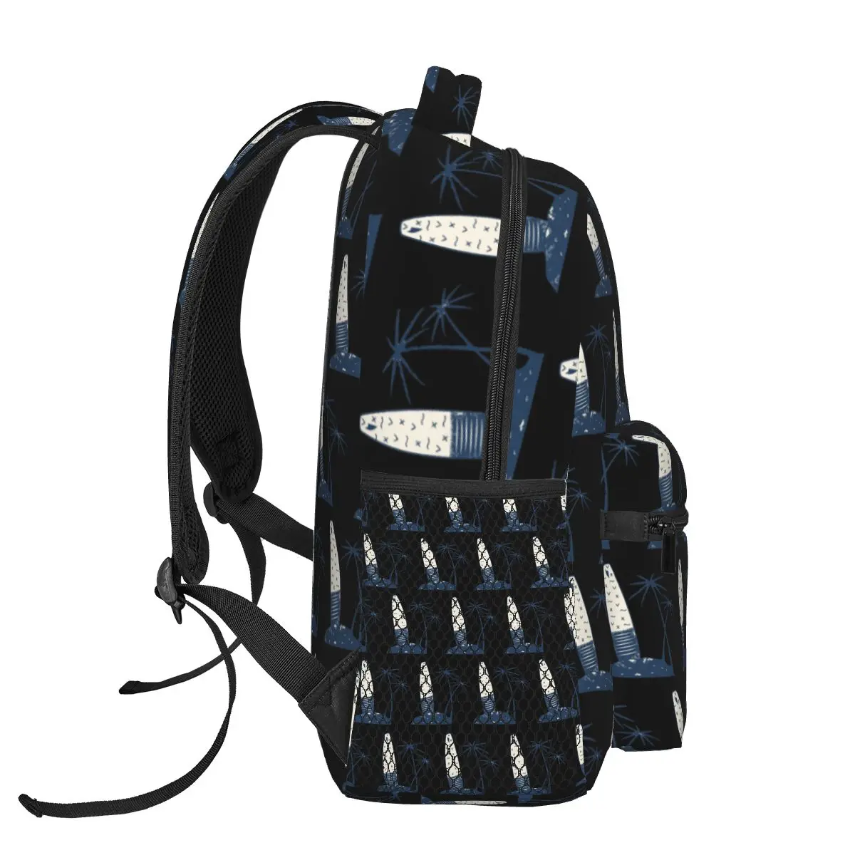 Mochilas de Surf Vintage para niños y niñas, mochilas escolares de dibujos animados para computadora portátil, bolso de hombro de gran capacidad