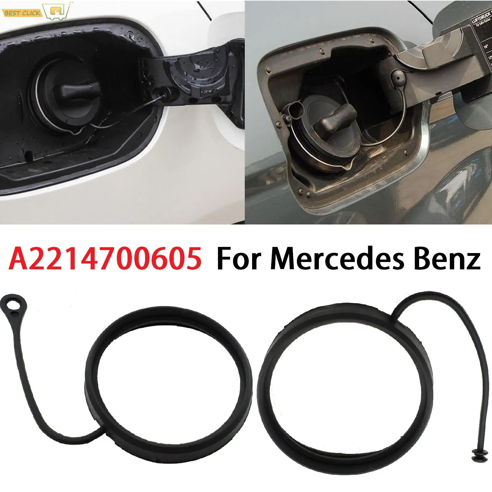 Fuel Oil Tank Cover Cable Cap Rope For Mercedes Benz C E A S Class W211 W203 W204 W210 W124 AMG W202 CLA W212 W220 W205 W201 GLC