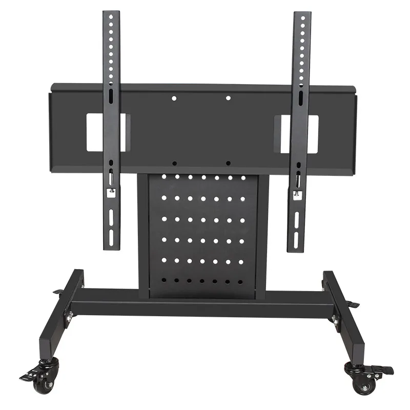 

Mobile Stage Teleprompter TV Cart Floor Stand Mount Home Display Trolley for 32-75" Plasma Screen LED Monitor Suporte Arm 601