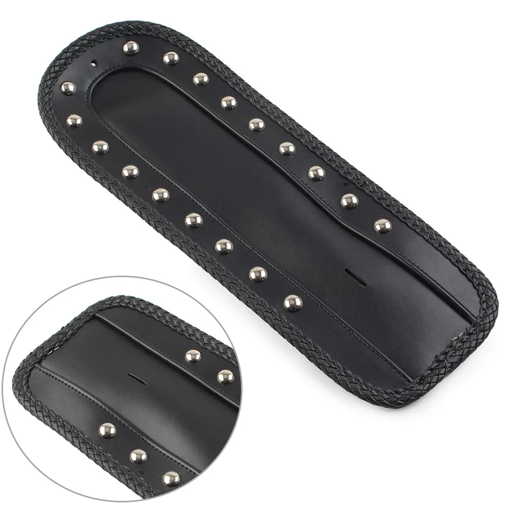 Motorcycle Rear Fender Bib PU Leather Solo Seat For Harley Davidsion Sportster XLH 1200 1100 883