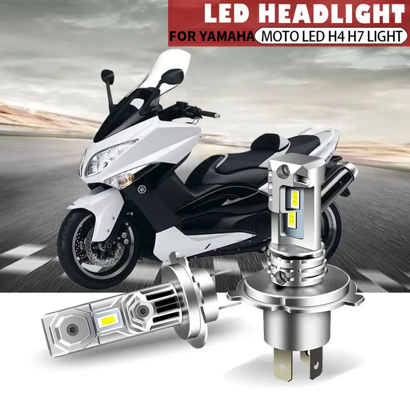 

Motorcycle Headlight 12000LM 60W H4/H7 CSP LED Bulbs Headlight Wireless Mini Size Design For YAMAHA YP 250 R - Roller 2010