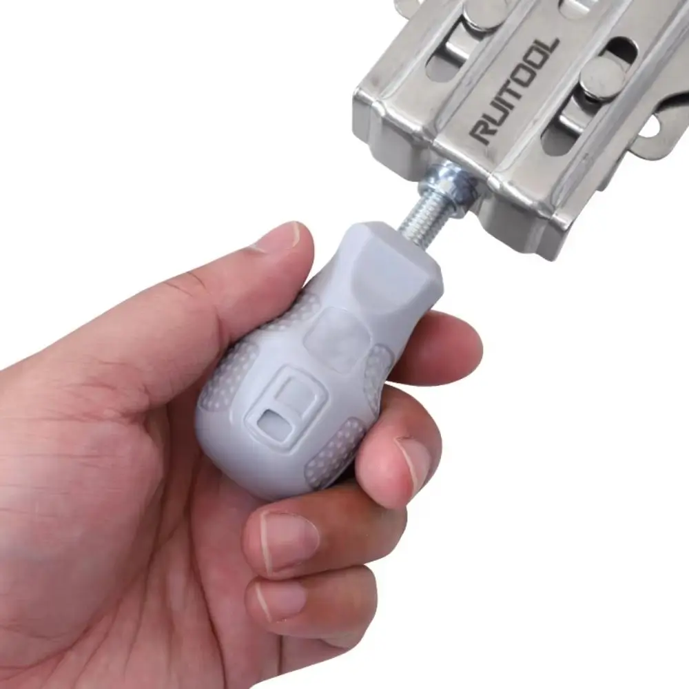 Zacisk kątowy wielofunkcyjny z pojedynczym uchwytem, 90 stopni, narzędzie do obróbki drewna, ze stali nierdzewnej, zamknięty, do oprawiania zdjęć.