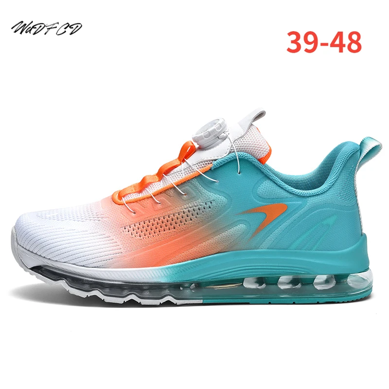 Running Sneaker Plus Size 45 46 47 48 Men Air Cushion Sport Shoes Fashion Casual Mesh Breathable Height Increased Platform Shoes