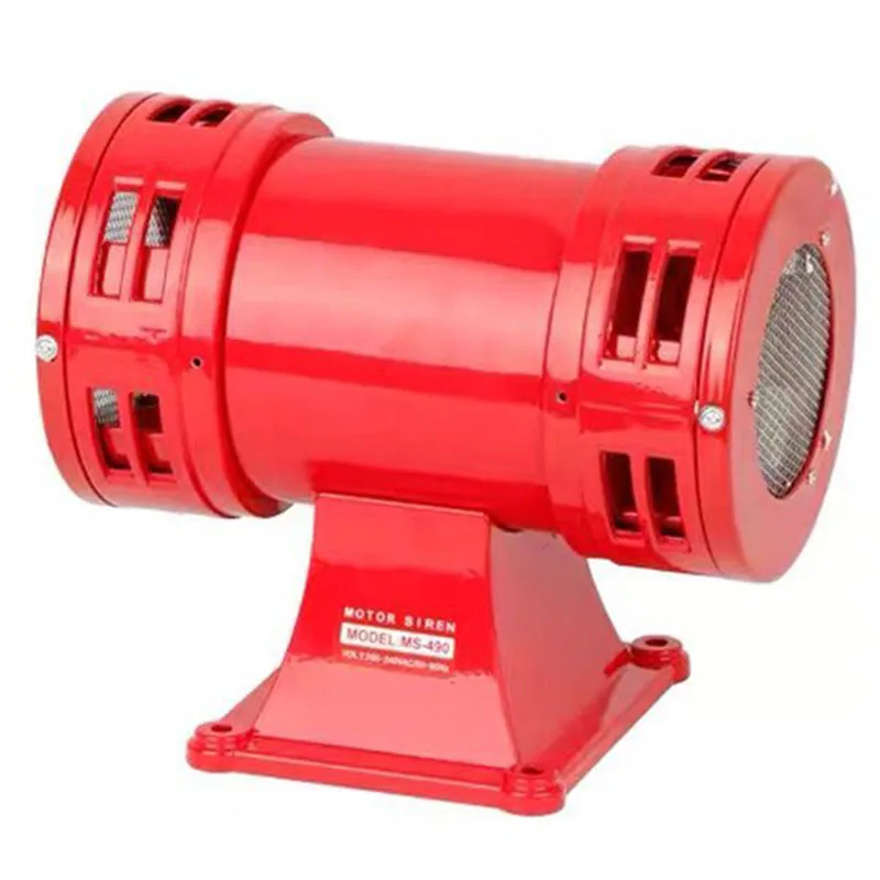 

MS-490 Motor siren 220V High decibel Air Raid Siren Horn Motor mining industry Double Industry Boat Alarm factory school