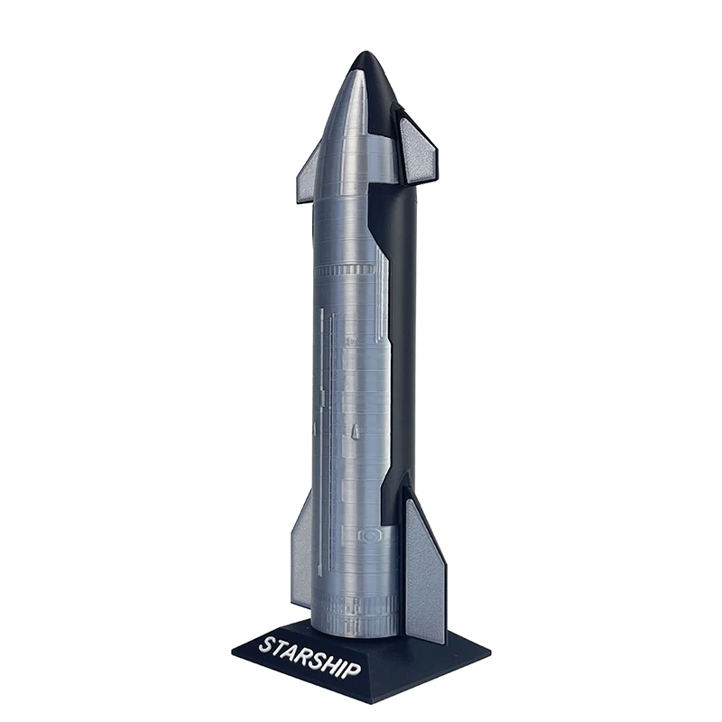Premium Starship Model Space X Starship Model Space Vehicle Desk Decoration Collectible Model Toys Kids Gifts