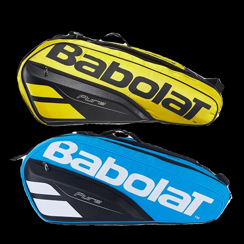 Original Babolat Tennis Bag Wimbledon RAFA Tennis Bag RH6 RH12 Female Male Tennis Racket Bag Shoe Compartment Tennis Backpack