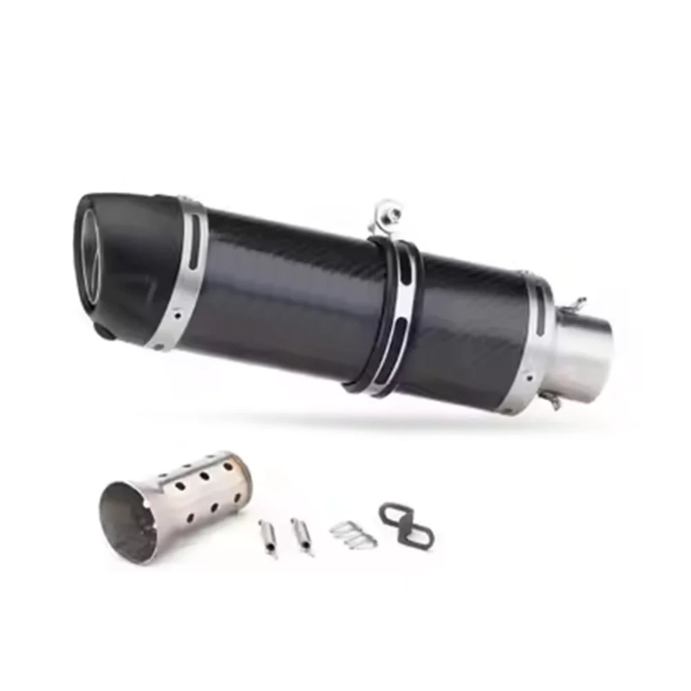 

General Motorcycle Electronic Marker Exhaust Carbon Fiber Slide Shell Exhaust Tube Escape DB