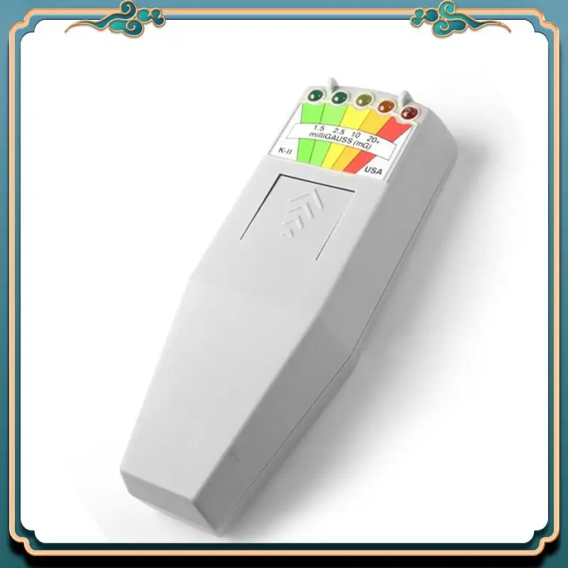 Probador de radiación de campo electromagnético Digital ABJG-K2, accesorio de mano, 5 LED Gauss EMF para caza de fantasmas, seguridad Personal