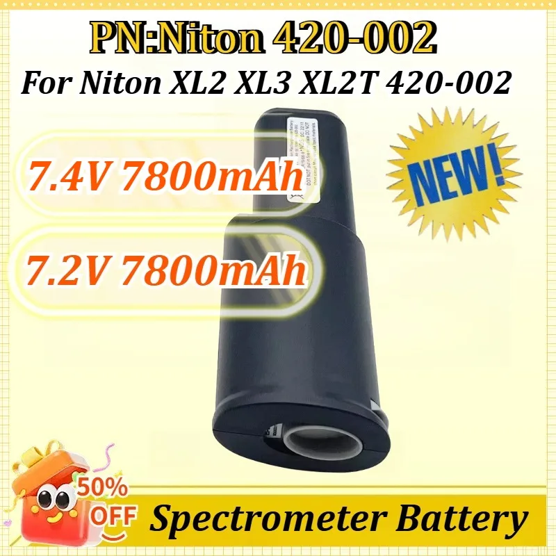 

Replament Battery for Niton XL2 XL3 XL2T 420-002 7.2V/7.4V 7800mAh PN:Niton 420-002 Handheld XRF Analyzer Spectrometer Battery