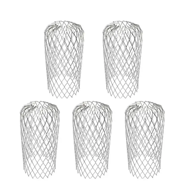 Expand Aluminum Gutter Guard Strainer Filter Expandable Gutter Guards 5pcs Reusable Downspout Protectors Rustproof Filter