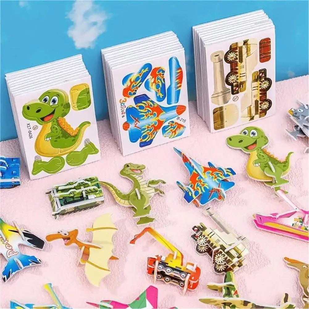 3D Animal Puzzles for Kids,Educational Jungle Animal Puzzle Dinosaur Farm Animals for Kids Classroom Prize Gifts Party Favors