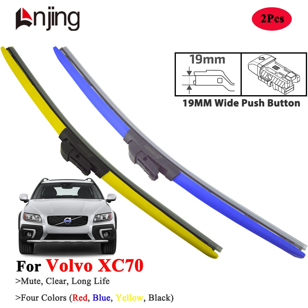 

LNJING Colorful Wiper Blades For Volvo XC70 Cross Country 136 295 2000-2016