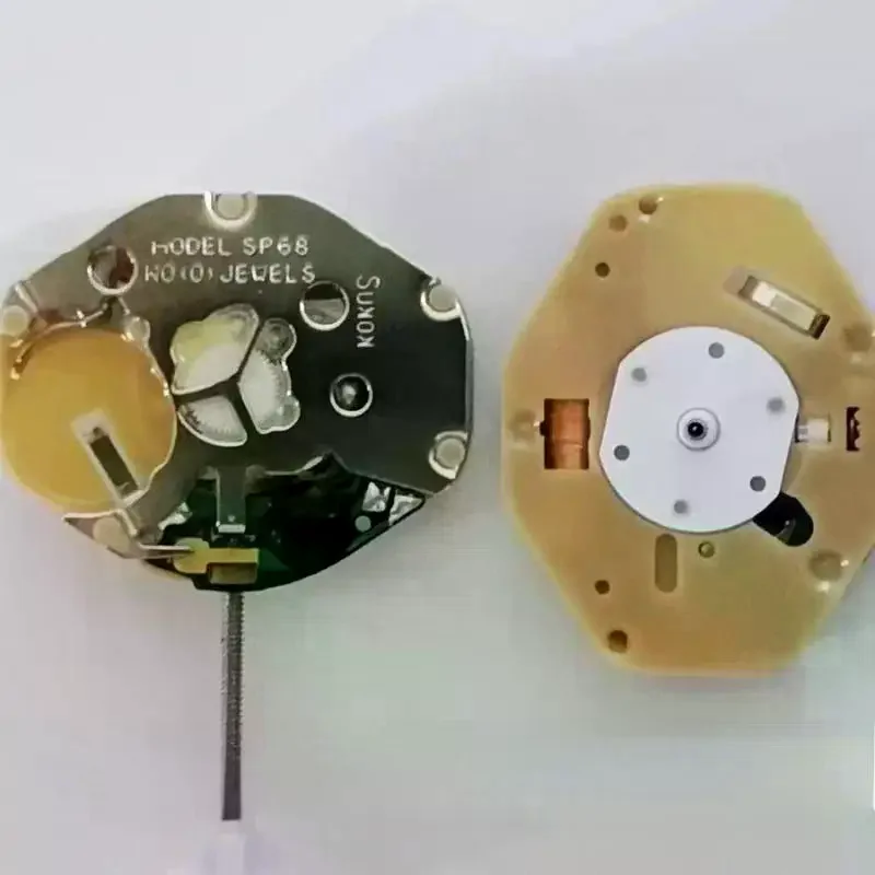 1/3Pcs Sweep Second /Continuous Second Movement SP68 Movement 3-Hand No-Date Quartz Movement Watch Parts