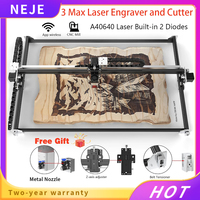 NEJE Master 3 Max A40640 Laser Engraver Wood Cutting Cutter CNC Router Engraving Machine Lightburn Bluetooth App Control for MDF